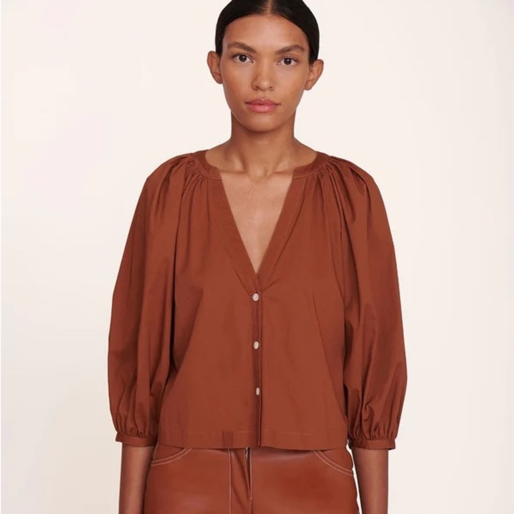 STAUD Brown Blouse